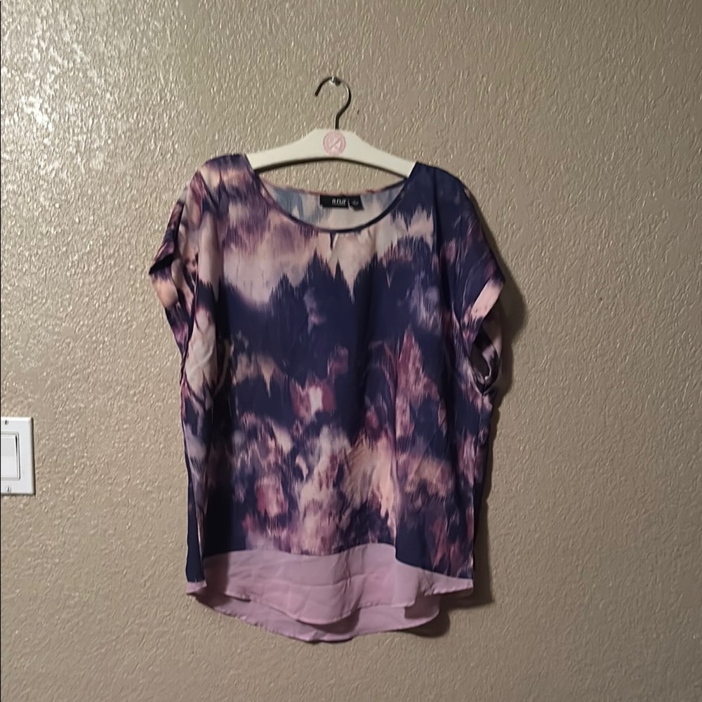 Ana blouse large Women's Purple and Pink Top